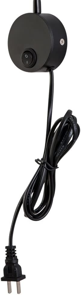 Wall Mounted Reading Lamp LED 3W Warm White 3000K Hardwired for Reading Matt Black(Black Hard-Wired 2PCS)