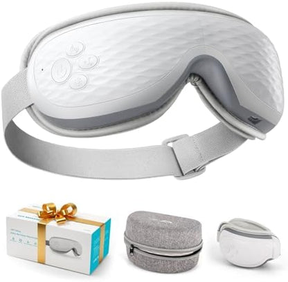 ALLJOY Eye Massager with Heat and Cooling, FSA Eligible HSA | Eye Massager with Removable Gel Mask, Birthday Gifts for Women Men Her Him Eye Care Devices for Migraine, Reduce Dry Eyes