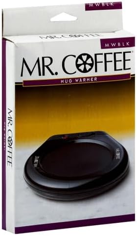 Mr. Coffee Mug Warmer for Coffee and Tea Portable Cup Warmer for Travel Office Desks and Home Black | Gifts for Teachers