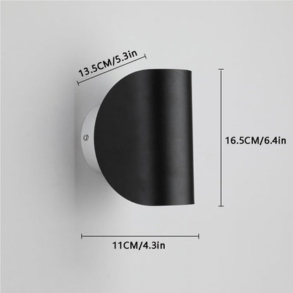 Modern Metal Vanity Wall Mount Light Fixtures Creative Rotatable Hallway Wall Lamps & Sconces G4 Warm Light Mirror Bedroom Wall Sconces for Bedroom Bedside Headboard Living Room T-155(Bianco)