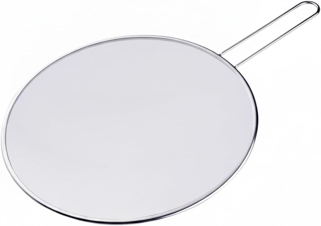 Stainless Steel Splatter Screen for Frying Pan, 13 Inch Mesh Oil Guard to Keep Stovetop Clean (1 Piece)