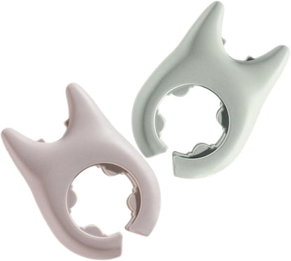 2pcs Silicone Pot Clip Spoon Rest Boil over Spill Lid Preventer Kitchen Spill Stopper Pot Cover Stopper