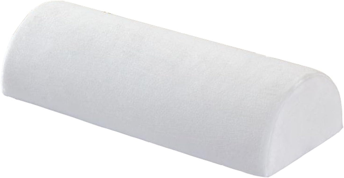 Large Half Moon Bolster Pillow for Legs, Knees, Side Sleepers，Lower Back and Head, with Pillowcase Memory Foam Leg Pillows for Sleeping Yoga Bed(#14,16.5x7x4in/42x18x10cm)