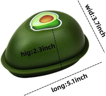 2 Pack Avocado Storage Containers Reusable Refrigerator Avocado Saver Container Keep Avocado Fresh for Leftover Avocado Storage Holder for Fridge