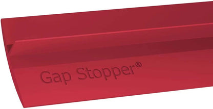Gap Stopper® Pro - 21" Gray, Professional Grade, FDA Heavy 8.6 oz Silicone, Set of 2, Covers Gap between Stove & Countertops