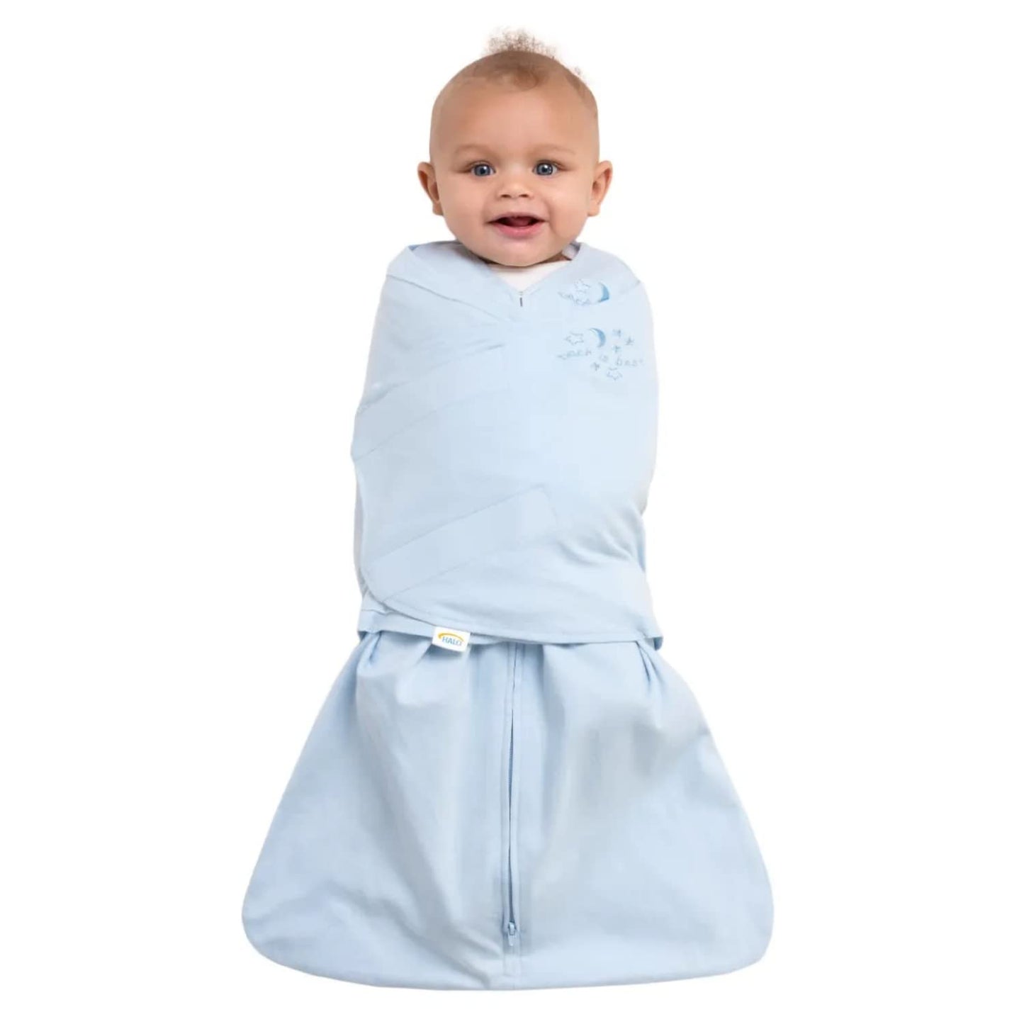 HALO 100% Cotton Sleepsack Swaddle, 3-Way Adjustable Wearable Blanket, TOG 1.5, Pink Floral, Newborn, 0-3 Months - Colors A