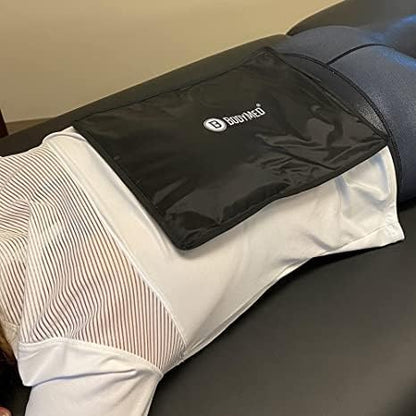 BodyMed Reusable Gel Ice Pack Cold Compress for Neck - Professional Grade Cold Therapy for Injuries, Aches, Swelling, Bruises, Sprains - 21 in. x 6 in. (Neck Contour)
