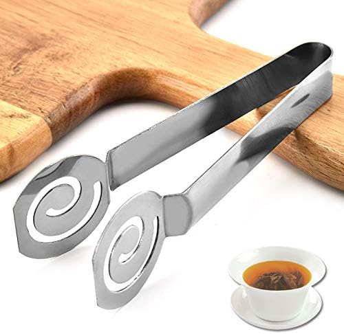 Tea Bag Squeezer, Tea Filters Coffee Bag Tong Clamp Tea Strainers Holder Clip Tea or Sugar for Kitchen Bar Tools