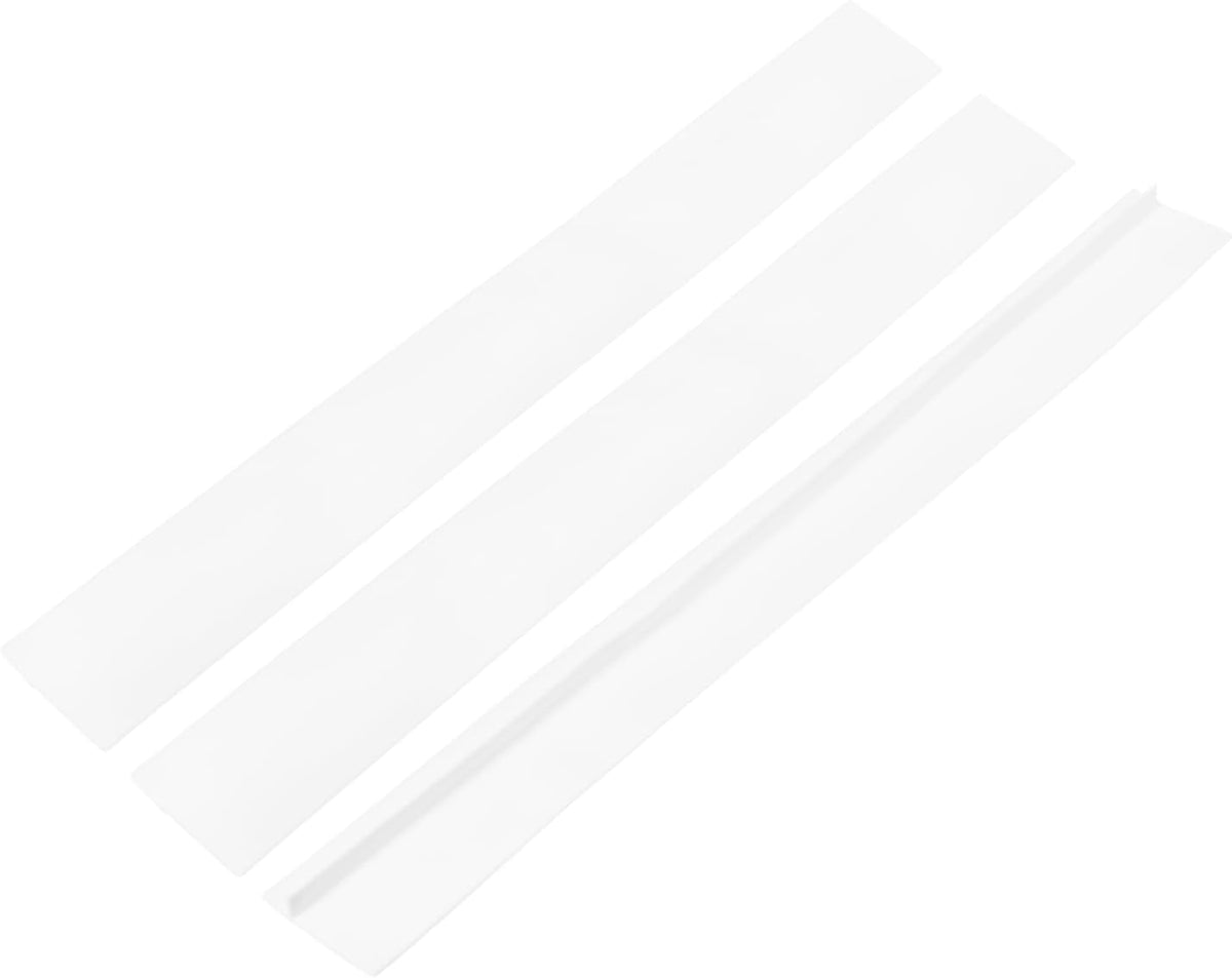 PATIKIL 25 Inch Silicone Stove Gap Covers, 3 Pcs Heat Resistant Kitchen Stove Gap Fillers for Ovens Stovetop Counter Washer Dryer, Gray
