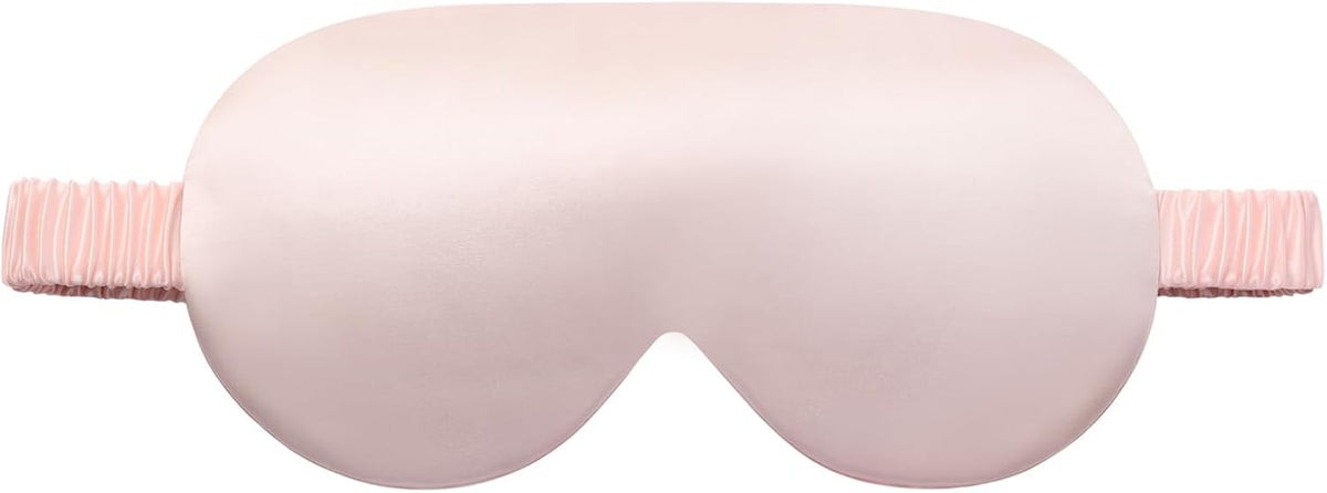 ALASKA BEAR Wraparound Style Organic Cotton Eye Mask with Padded Nose, Big Wide Headband and Large Coverage Ear Muff Sleeping Mask with Bottom Flap for Full Blackout, Dark Grey