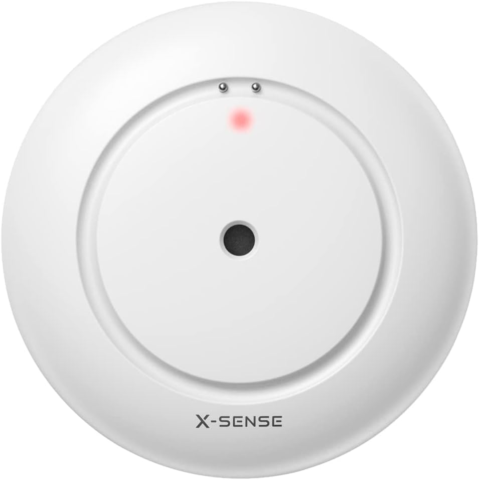 X-Sense Water Leak Detector for Basements, Sinks, Tanks, Pools, No WiFi, Not Compatible with X-Sense Base Station, Model WS01