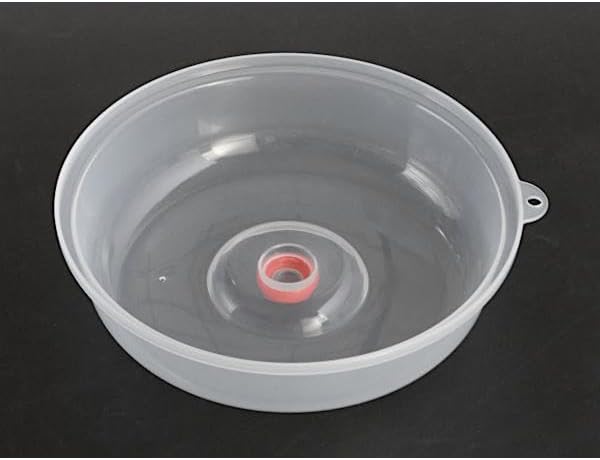 Japanese Microwave Plate Cover Easy Grip Microwave Splatter Guard Lid With Steam Vent Dishwasher Safe Made in Japan, 9-inch