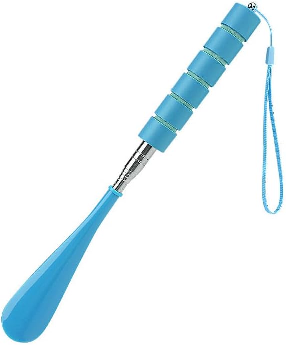Telescoping Long Handle Shoe Horn, Stainless Steel Shoehorn, 1 Pack