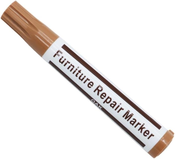 Furniture Pens for Touching Up, Wood Scratch Repair Markers, Professional Repair Tool for Scratches, Wood Floors, Tables (Dark Brown)