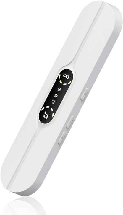 Hesond Pillow Speaker Bone Conduction White Noise with LED Display Timer | Bluetooth Stereo Wireless Music Mini Portable Sleep Headphones Bar Sleep Speaker for Side Sleepers Supports TF Card (Black)