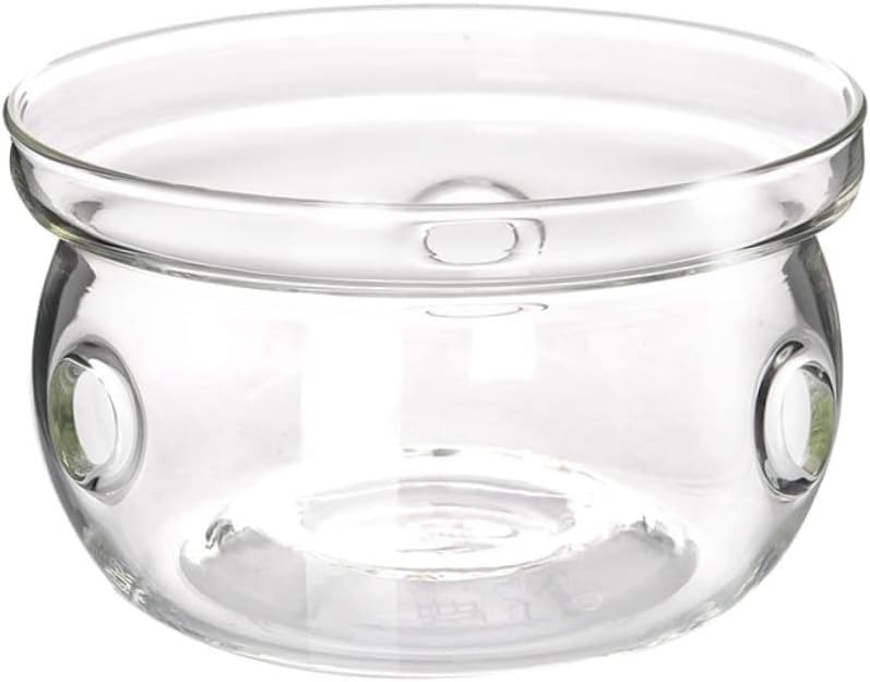 1pc Glass Tea Pot Heating Base Insulated Stove Stylish Glass Tea Pot Warmer Creative Design for Home