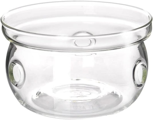 1pc Glass Tea Pot Heating Base Insulated Stove Stylish Glass Tea Pot Warmer Creative Design for Home
