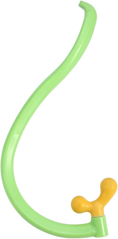 Manual Back Massager with Adjustable Dual Heads – Ergonomic Handheld Cane for Neck, Shoulders & Upper Back Pain Relief, Pressure Point & Knot Massage Tool