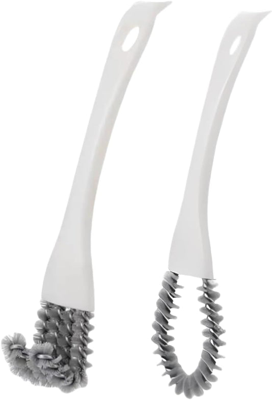 2 Pack Oven, Stove & BBQ Cleaning Brush Set with Scraper Heads, for BBQ Grates, Kitchen Crevices, Oven Racks and Bird Cage Dead Corner Gap Brush