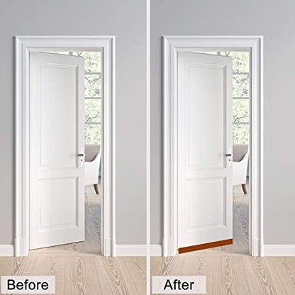 TORRAMI Silicone Weather Stripping 1 inch Width 20 Feet Length, Seal for Door Under Bottom, Gap, Side, Glass Shower Door, Sliding Door,Windows, Grey