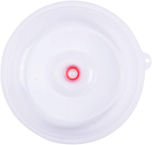 KINGZHUO 9 Inch Microwave Cover - BPA Free Food Protective Plate & Splatter Guard