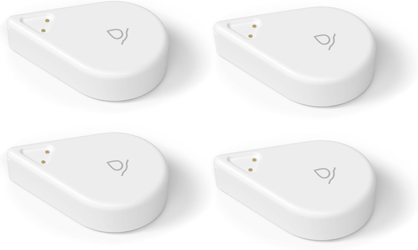 THIRDREALITY Zigbee Water Leak Sensor with Dripping Detection 2 Pack, 120 dB Alarm, App Notifications Enabled When Work with Home Assistant and Compatible Zigbee HUB, Batteries Included