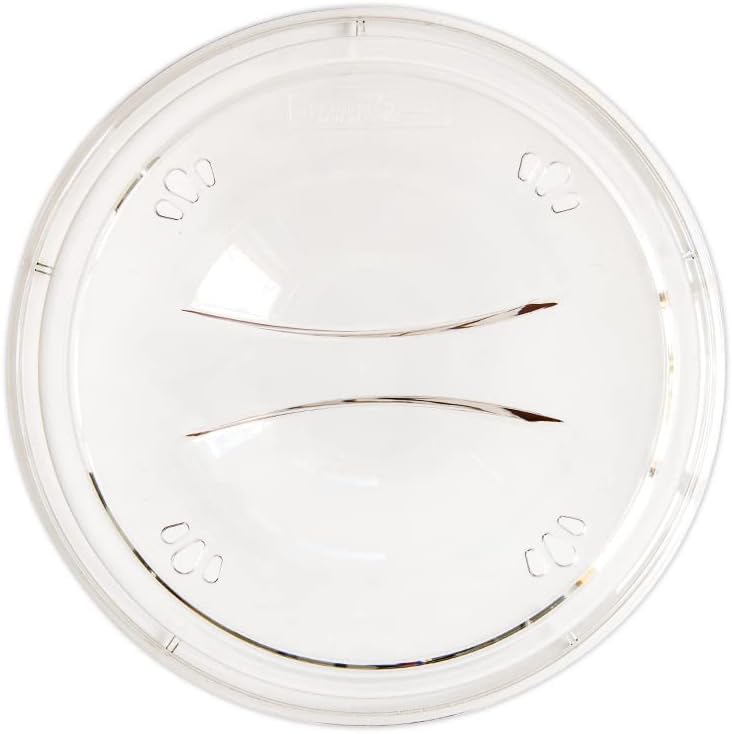 Nordic Ware Plastic Deluxe Microwave Cover, Clear (Set of 2)