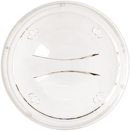 Nordic Ware Plastic Deluxe Microwave Cover, Clear (Set of 2)