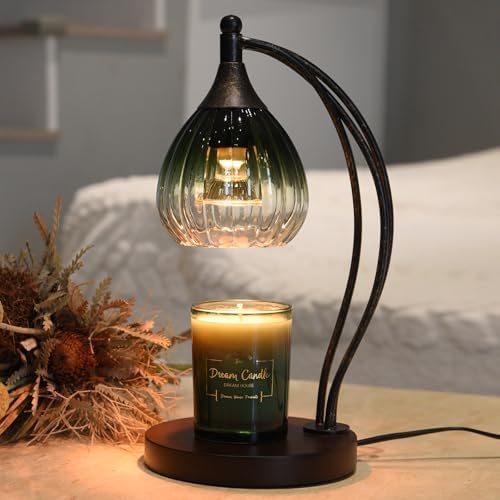 Candle Warmer Lamp with Timer and Dimmer - Electric Melter for Scented Jar Candles - Housewarming, New Home Decor