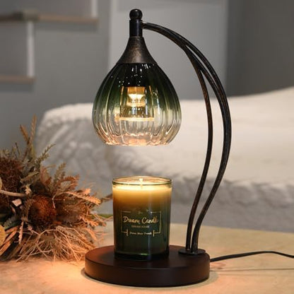 Candle Warmer Lamp with Timer and Dimmer - Electric Melter for Scented Jar Candles - Housewarming, New Home Decor