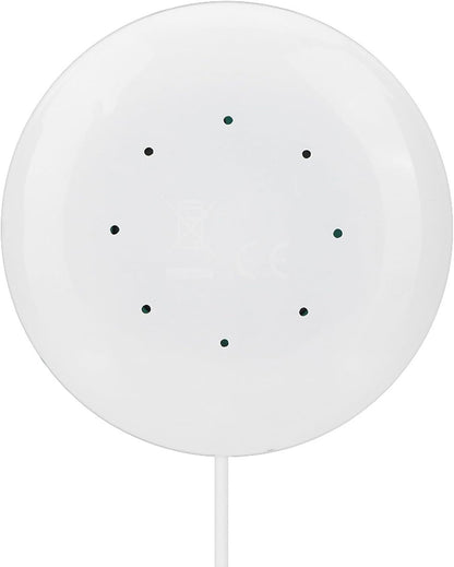Pillow Speaker for Sleeping, DIY 3.5mm Mini Stereo Speaker Wired for MP3 MP4 Mobile Phone Portable CD, Diameter 2.4in Thickness 0.6in, White
