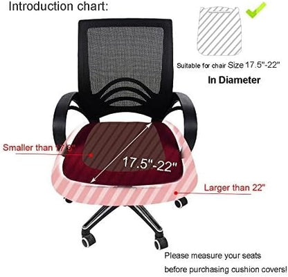 Smiry Office Computer Chair Armrest Covers, 2PCs Anti-dust Arm Rest Pad | Removable Washable Desk Chair Arm Pad Covers, Grey