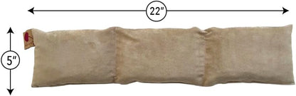 Neck Wrap Natural Denim Microwavable Cherry Pit-Stone Pillow, Washable | Hot/Cold Compress, Sustainable Moist Heat Pack, Shoulder Pain Relief, Washable, Spa Gift