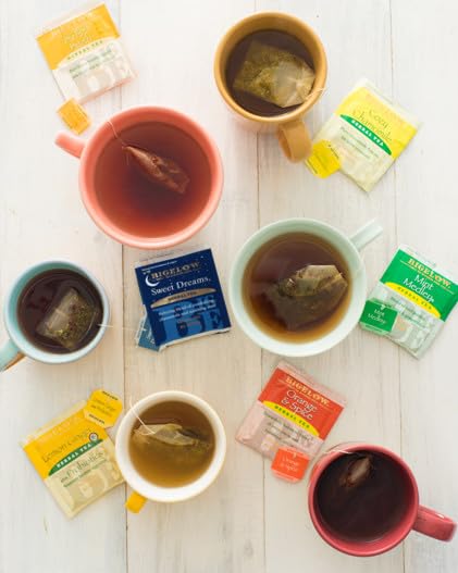 Bigelow Tea, Caffeine Free, 6 Flavor Herbal Tea Variety Pack, Pack of 6