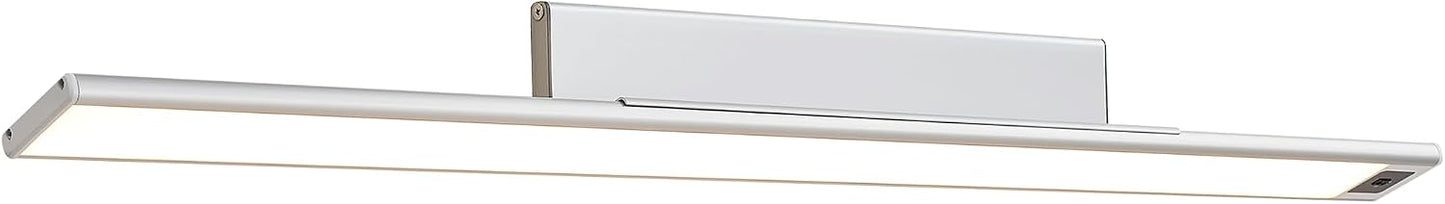 HEYAN 16inch Under Cabinet Lighting, Wall-Mounted Study Lights | 3 Color Temps&Dimmable Hand Sweep Sensor, 90° Rotatable ,Non-Rechargeable, Magnetic Under Closet Lights for Reading,Work
