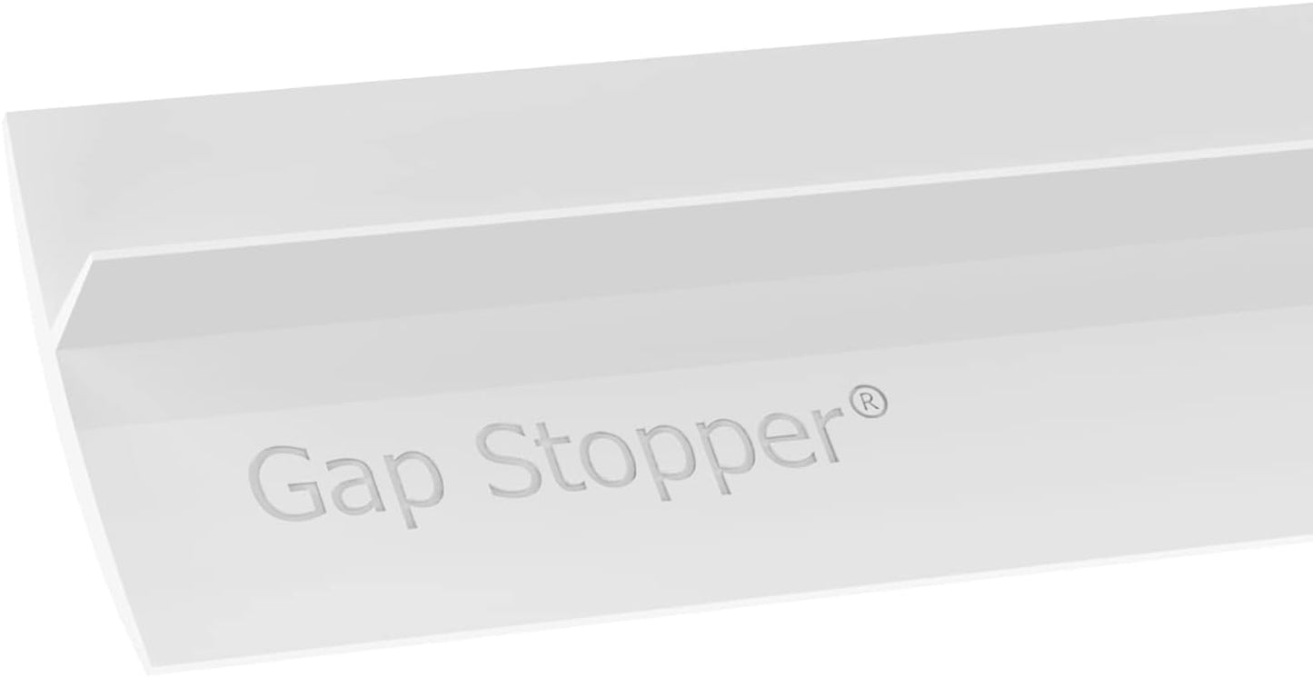 Gap Stopper® Pro - 21" Gray, Professional Grade, FDA Heavy 8.6 oz Silicone, Set of 2, Covers Gap between Stove & Countertops