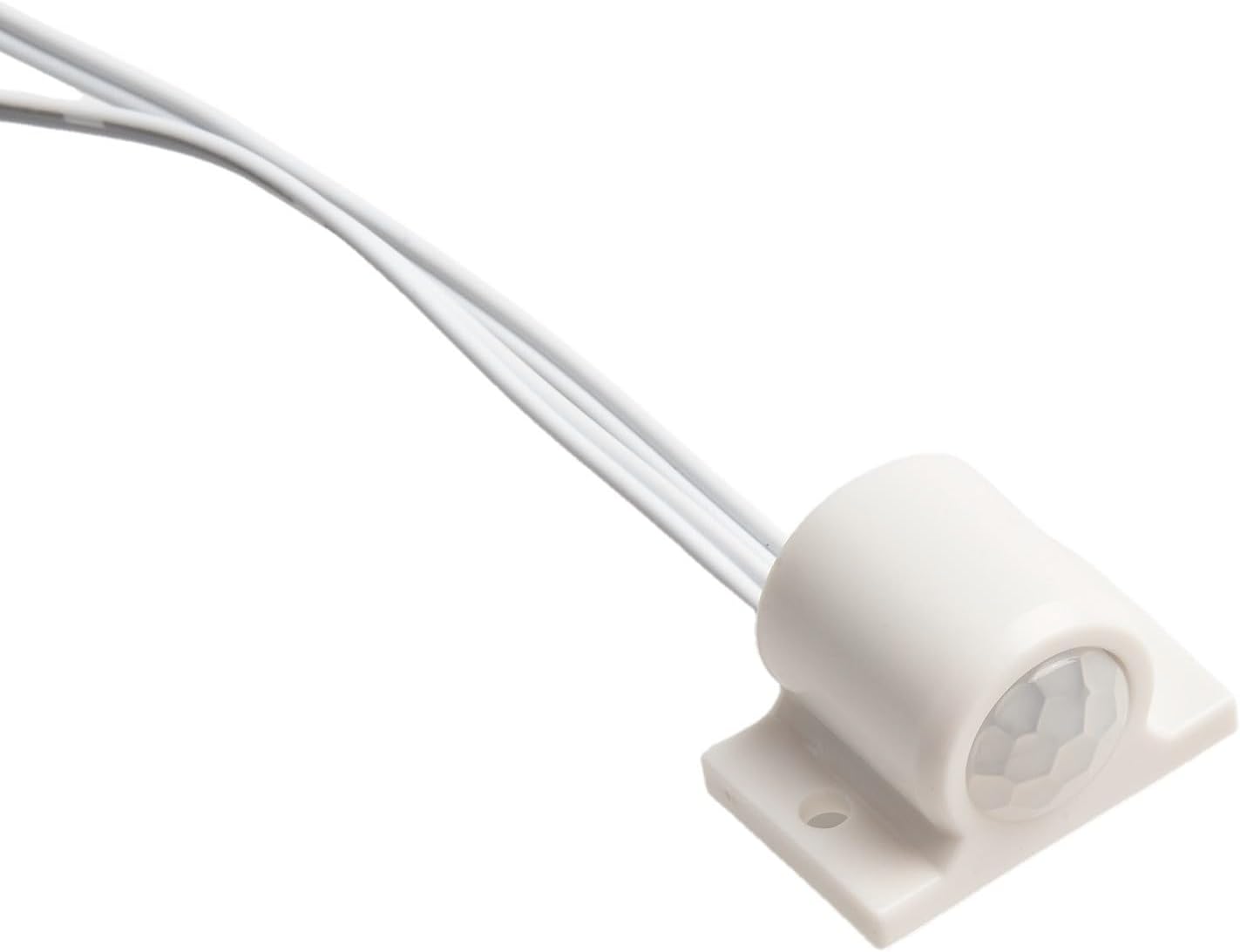 Adjustable DC 12V PIR Infrared Motion Sensor Switch for LED Light Strip, Auto On/Off with 30s Delay, White(White)