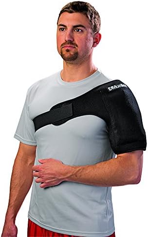 MUELLER Sports Medicine Reusable Cold/Hot Therapy Wrap, Ice Pack, Cold & Hot Packs for Injuries and Pain Relief, Black, Large