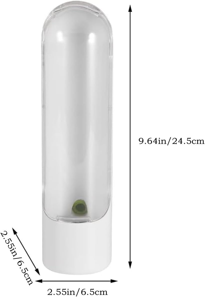 Herb Saver for Refrigerator, Fresh Herb Keeper, Herb Saver Pod Containers, Herb Fresh Keeper for Refrigerator,Herb Storage for Cilantro,Parsley, Asparagus,Keeps Vegetables Fresh for 2-3 Week