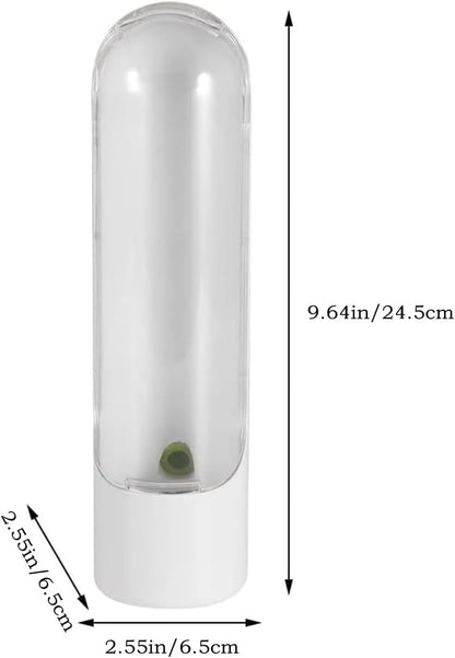 Herb Saver for Refrigerator, Fresh Herb Keeper, Herb Saver Pod Containers, Herb Fresh Keeper for Refrigerator,Herb Storage for Cilantro,Parsley, Asparagus,Keeps Vegetables Fresh for 2-3 Week