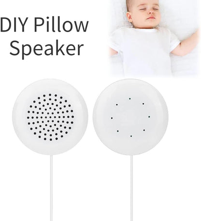 5pcs Pillow Speaker, Under Pillow Speaker for Sleep, DIY Pillow Speaker, New 3.5mm Mini Stereo Speaker for MP3 Phone Portable CD Mini Stereo Speaker