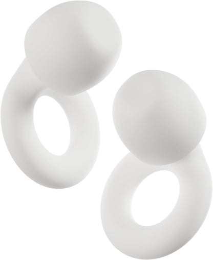 Loop Quiet 2 Ear Plugs - Ultra-Comfy Reusable Hearing Protection for Sleep | 24dB SNR noise reduction. Flexible, customizable fit. Reusable & washable. For deep focus, travel, noise sensitivity