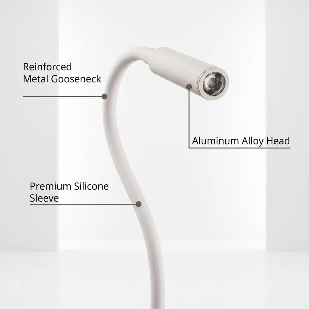 Wall Mounted LED Reading Lamp Focused 25° Spotlight for Bedroom headboard Marine Cabin Boat Yacht Interior Light Hotel Suite Hospital Patient Room Bedside Sconce 4.92ft Cord