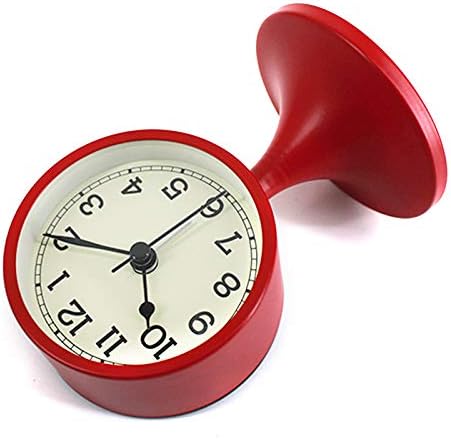 3" Round Quartz Analog Metal Alarm Clock Silent Non Ticking Desk Clock