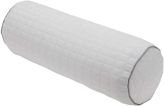 Kingnex Bolster Roll Pillow for Sleeping on Back or Side Under Knee to Relief Lower Back Pain Between Legs for Side Sleepers Cylinder Pillow with Removable Cooling Cover 20x8