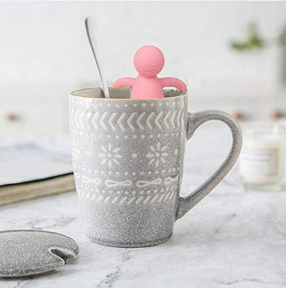 Leden Tea Infuser for Loose Leaf Tea Extra Fine Mesh Tea Steeper Gray