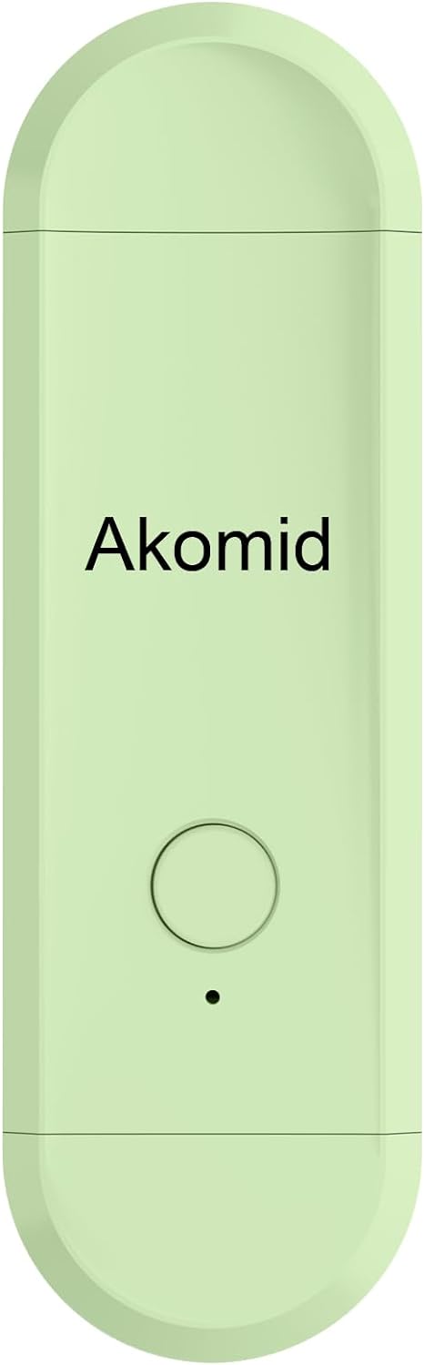 Akomid USB Rechargeable Book Light for Reading in Bed, 8 LEDs Bookmark Style Clip on, Eye-Cared Amber Light Mode for Kids, Blue Light Blocking, Stepless Dimming,Khaki