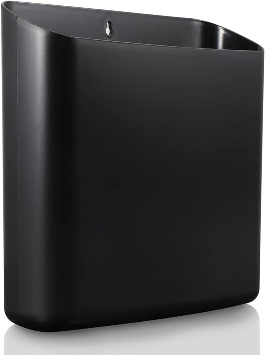 Picowe Magnetic Laundry Storage, Large Lint Holder Bin, Space-Saving Trash Container Hanging on Dryer, Washer or Wall Mount (Gray White)