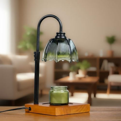 Candle Warmer Lamp for Jar Candles with Timer, Dimmer & 2 Bulbs