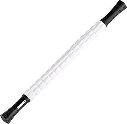 Wooden Cellulite Massage Roller for Legs and Thighs - Handheld Fascia Blaster Tool for Muscle Relief, Lymphatic Drainage & Body Sculpting - Anti Cellulite Massager for Women and Men (12 Wheel)